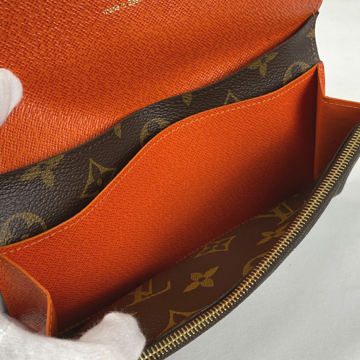 ルイ・ヴィトン Louis Vuitton モノグラム 二つ折り 札入れ ブラウン ...