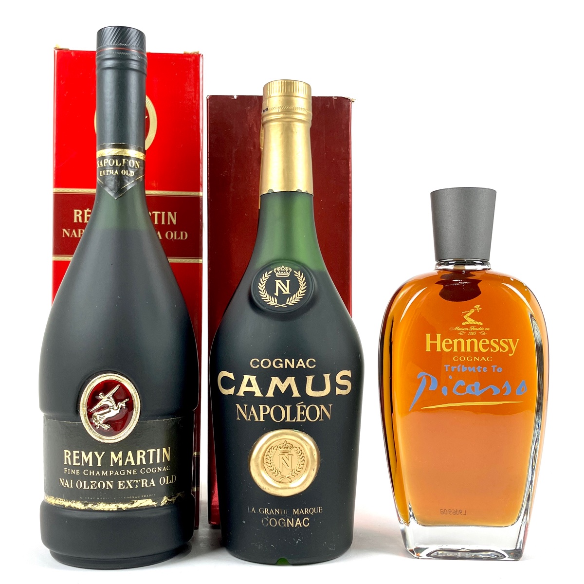 3本 REMY MARTIN CAMUS Hennessy コニャック 売り切り商品 - www