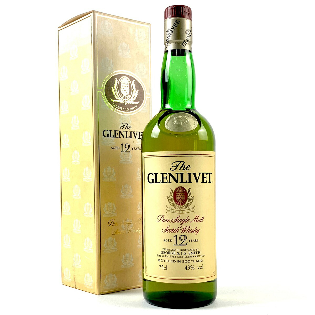 【楽天市場】グレンリベット GLENLIVET 12年 750ml スコッチウイスキー シングルモルト 【中古】：バイセル 楽天市場店