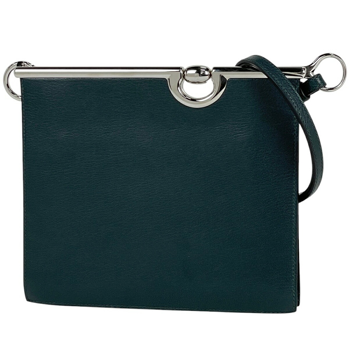 【在庫一掃】 エルメス HERMES モール ドゥ ブリッド ショルダーバッグ グレインレザー グリーン Z レディース 【中古】|バイセル 店