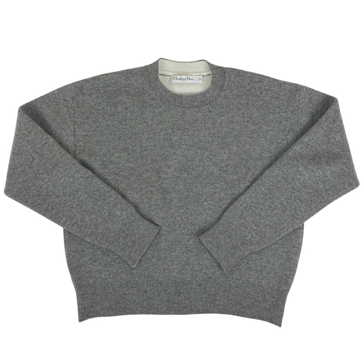 希少　90s Dior ディオール　ロゴニット　レディースM ネイビー 2104102220064-1.jpg