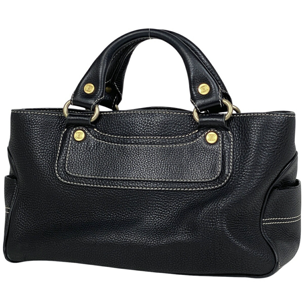 CELINE セリーヌ　 ハンドバッグ　ブギーバッグ　キルティング　ブラック 楽天市場】セリーヌ CELINE ブギーバッグ ロゴ キルティング
