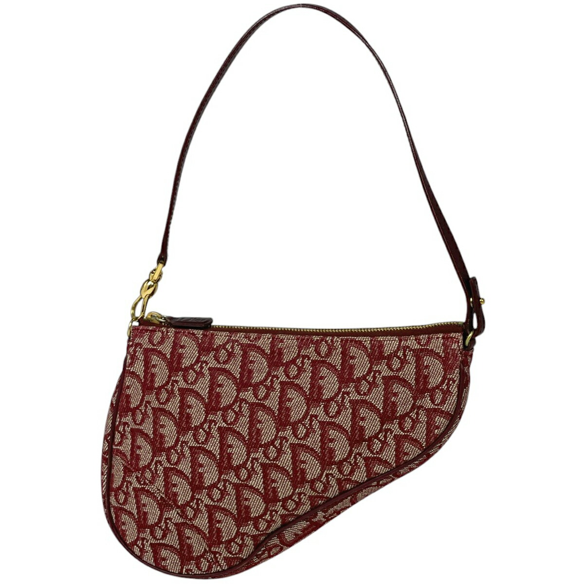 美品✨ディオール トロッター サドル バッグ カーキ Dior 収納袋付 Dior ディオール トロッター ダブルサドルバッグ キャンバス