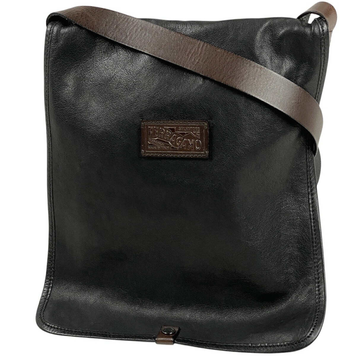 Salvatore Ferragamo フェラガモ　黒　革　メッセンジャーバッグ 楽天市場】【バッグ】Salvatore Ferragamo サルヴァトーレ
