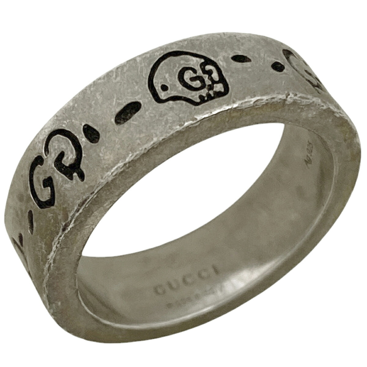 GUCCI グッチ シルバー92 楽天市場】グッチ GUCCI ゴースト パヴェダイヤ リング 指輪