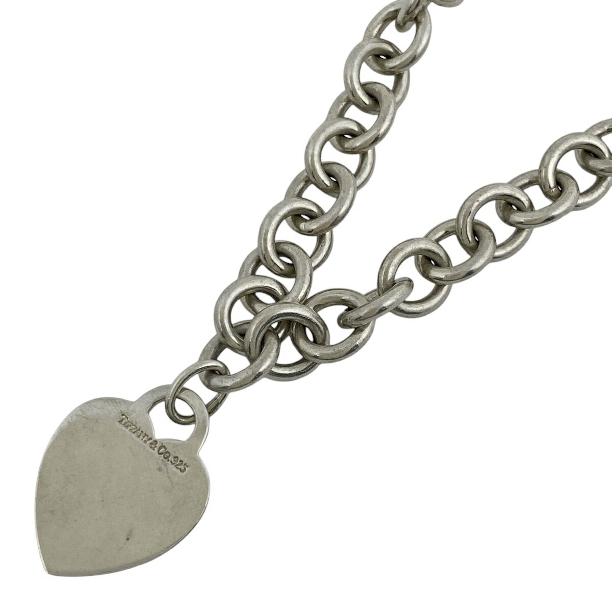 美品 Tiffany ハート ネックレス チョーカー ビンテージ シルバー925 TIFFANY&Co. ティファニー リターントゥネックレス チョーカー