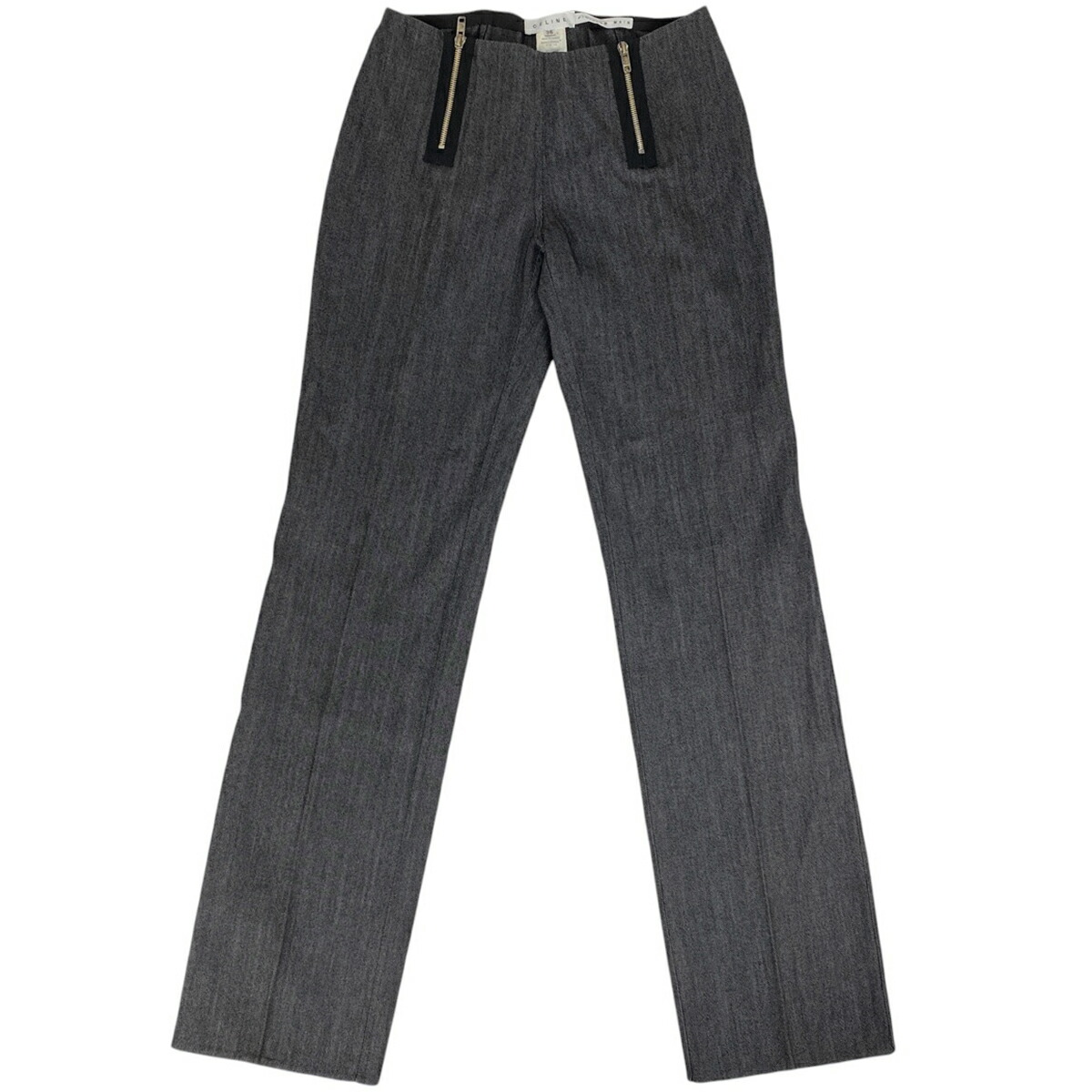 楽天市場】セリーヌ パンツ スラックス テーパード 裾ジップ