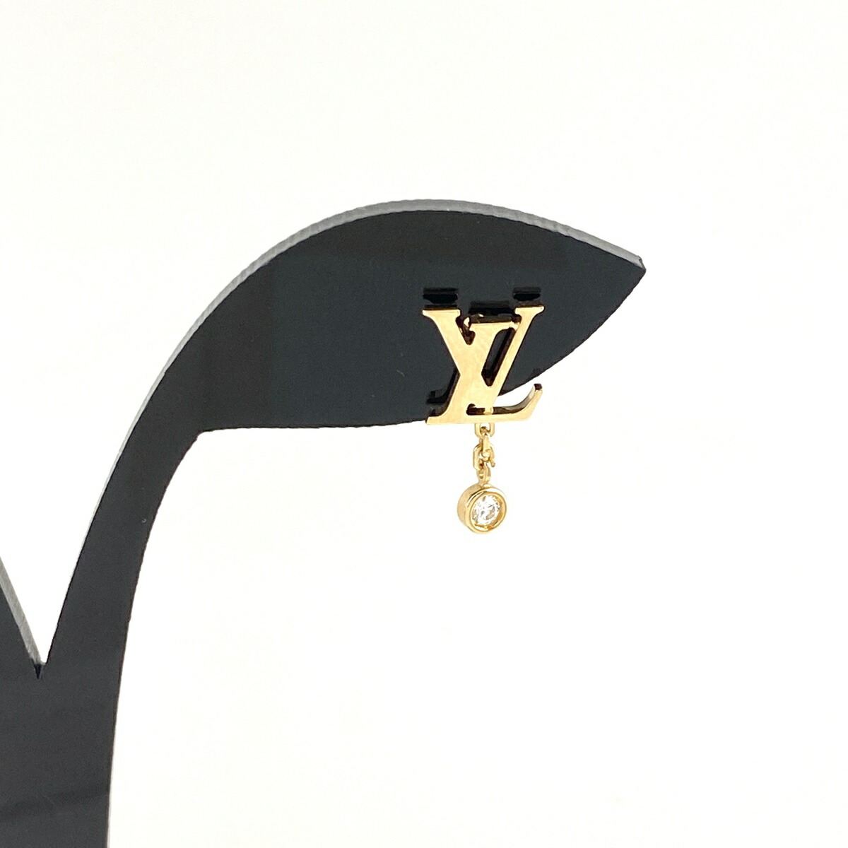 【美品】ルイヴィトン ピアス・カドゥナ ハート ゴールド M01420 3Q59 美品】ルイヴィトン ピアス・カドゥナ ハート ゴールド M01420
