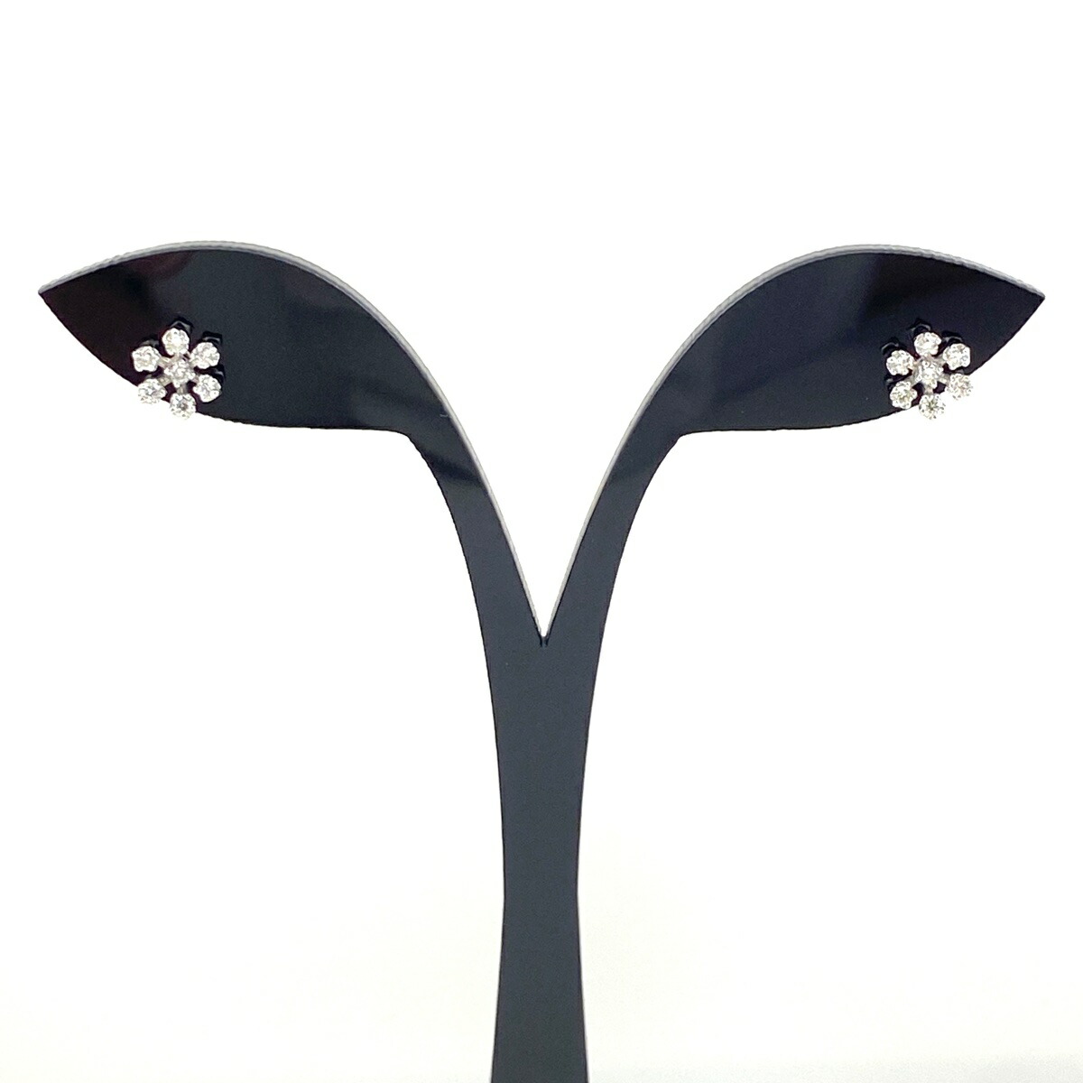 Ponte Vecchio / ポンテヴェキオ　K18 ブラックダイヤ ピアス K18WGブラックダイヤモンド/ダイヤモンドピアス(片耳用