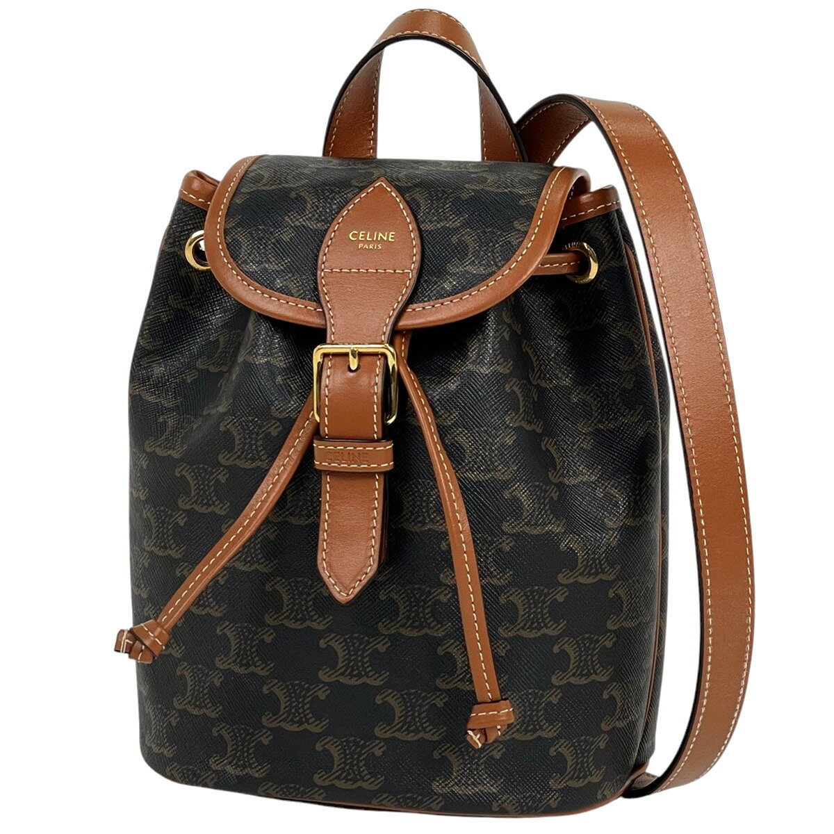 楽天市場】CELINE セリーヌ Medium Folco Backpack ミディアム