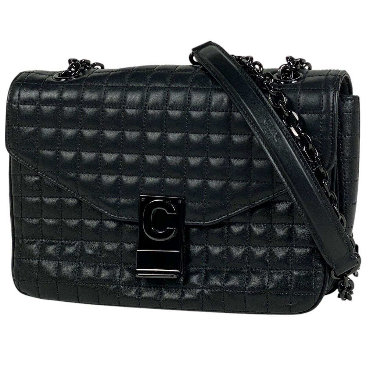 【希少廃盤品】DIESEL ディーゼル ショルダーバッグ レザー スタッズ DIESEL(ディーゼル) 00's Denim Leather Studded Shoulder Bag