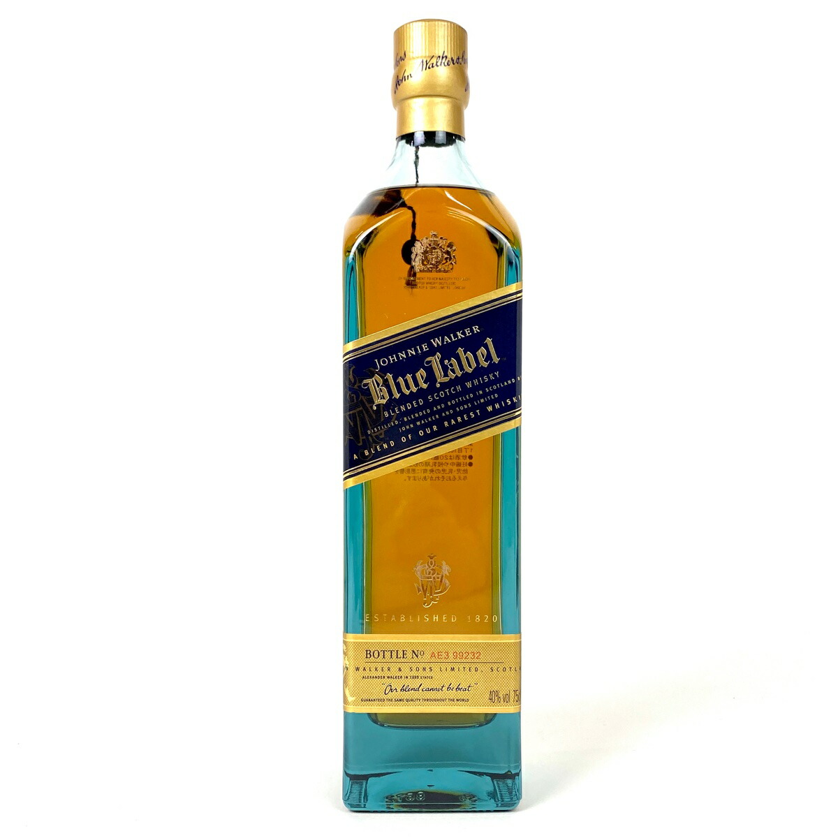 ジョニーウォーカー ブルーラベル 1,000ml 43% 新品未開封 J/W ブルーラベル 1000ml 43% 新品未開封 冷暗所保管中