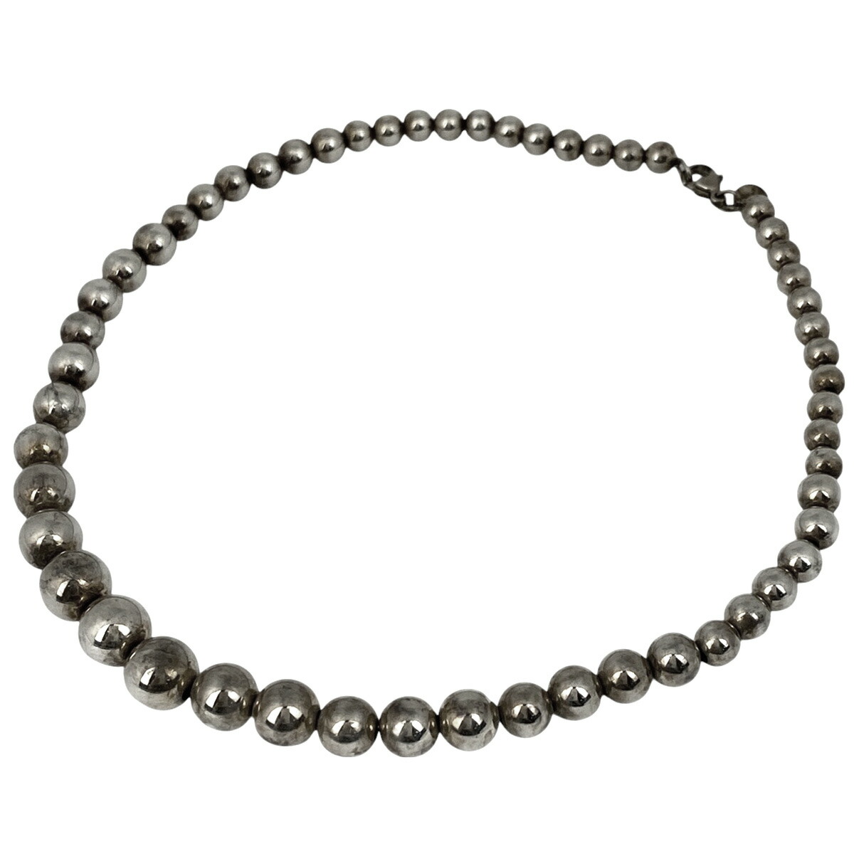 美品　TIFFANY　ティファニー　チェーンのみ　純正　ボールチェーン　925 TIFFANY&Co. ティファニー ボールチェーン ネックレス SV925