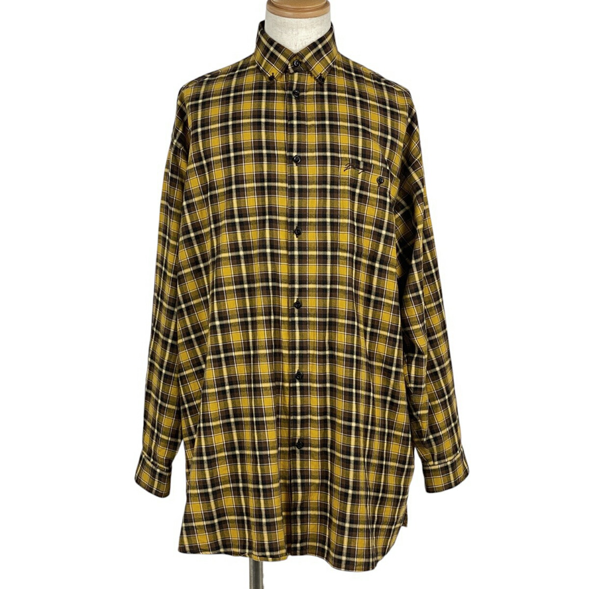 BALENCIAGA バレンシアガ イタリア製 長袖 総柄 ドレスシャツ 38 BALENCIAGA - バレンシアガ 総柄シャツの通販 by TK