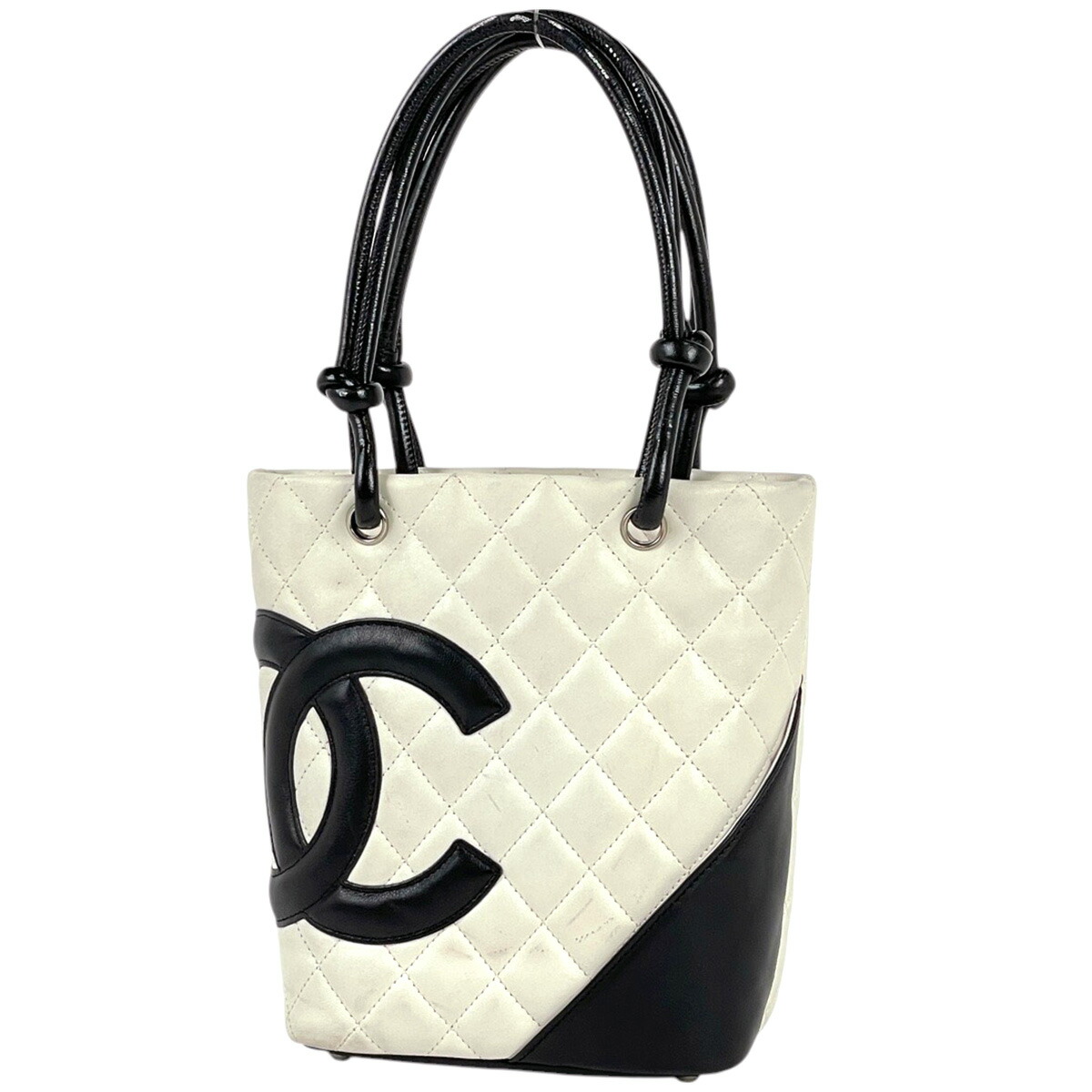 ⭐️美品⭐️CHANEL シャネル トートバッグ カンボンライン ホワイト シャネル CHANEL トートバッグ カンボンライン ホワイト レザー