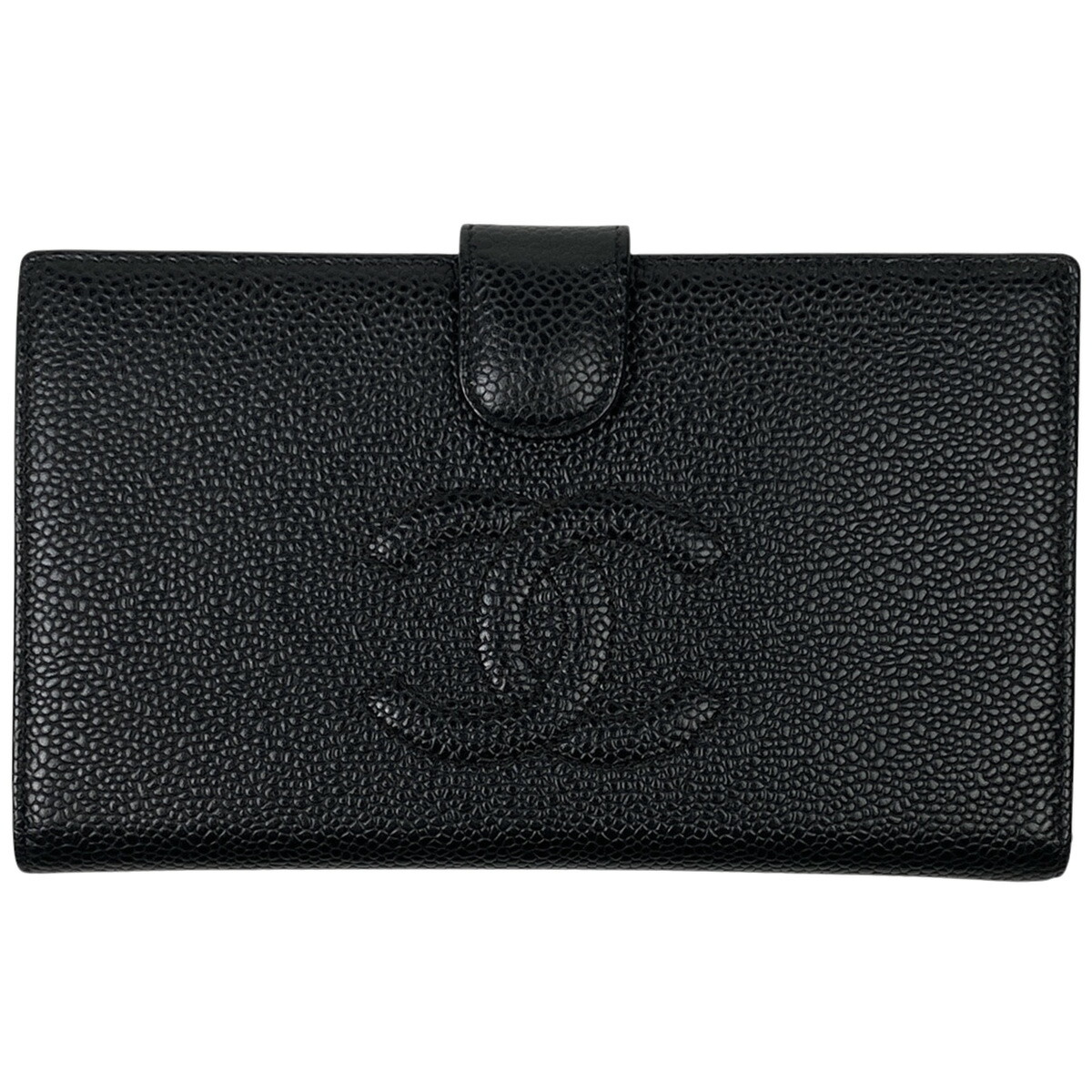 CHANEL ブラック ビコローレ がま口二つ折り財布 楽天市場】シャネル CHANEL ビコローレがま口財布 二つ折り財布