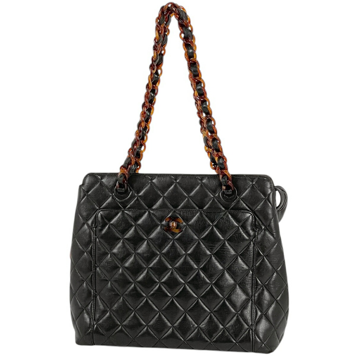 CHANEL ブラックバッグ CHANEL ココマーク 1995年頃 ボストンバッグ ブラック ゴールド