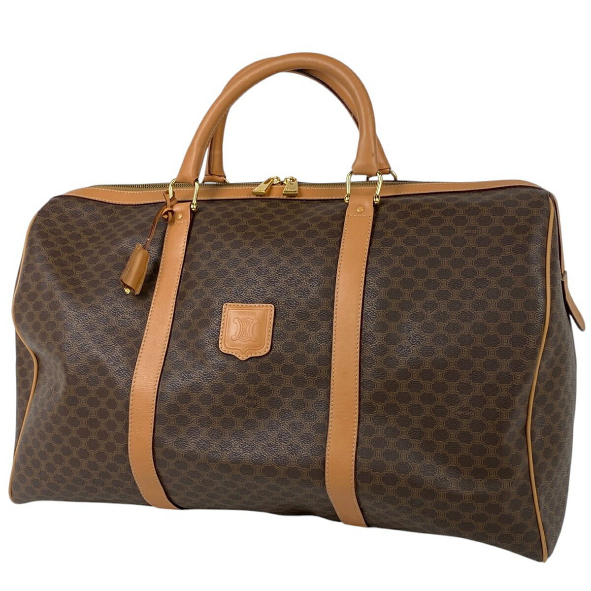 美品 セリーヌ マカダム ボストンバッグ 大容量 A4可 旅行 CELINE - 美品 CELINE セリーヌ ミニボストンバッグ マカダム