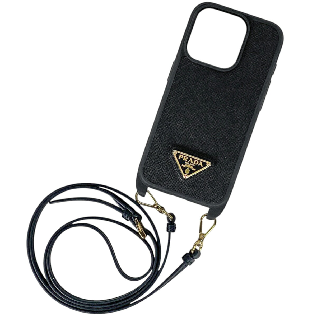 PRADA - PRADA プラダ iPhone12ケース SAFFIANO TRIANG PRADA - PRADA プラダ iPhone12ケース SAFFIANO TRIANGの通販 by