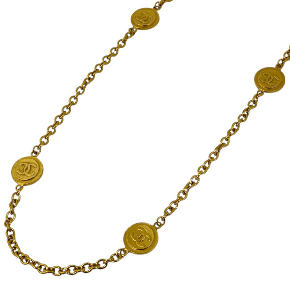 楽天市場】シャネル CHANEL 2連 チェーンネックレス ココマーク
