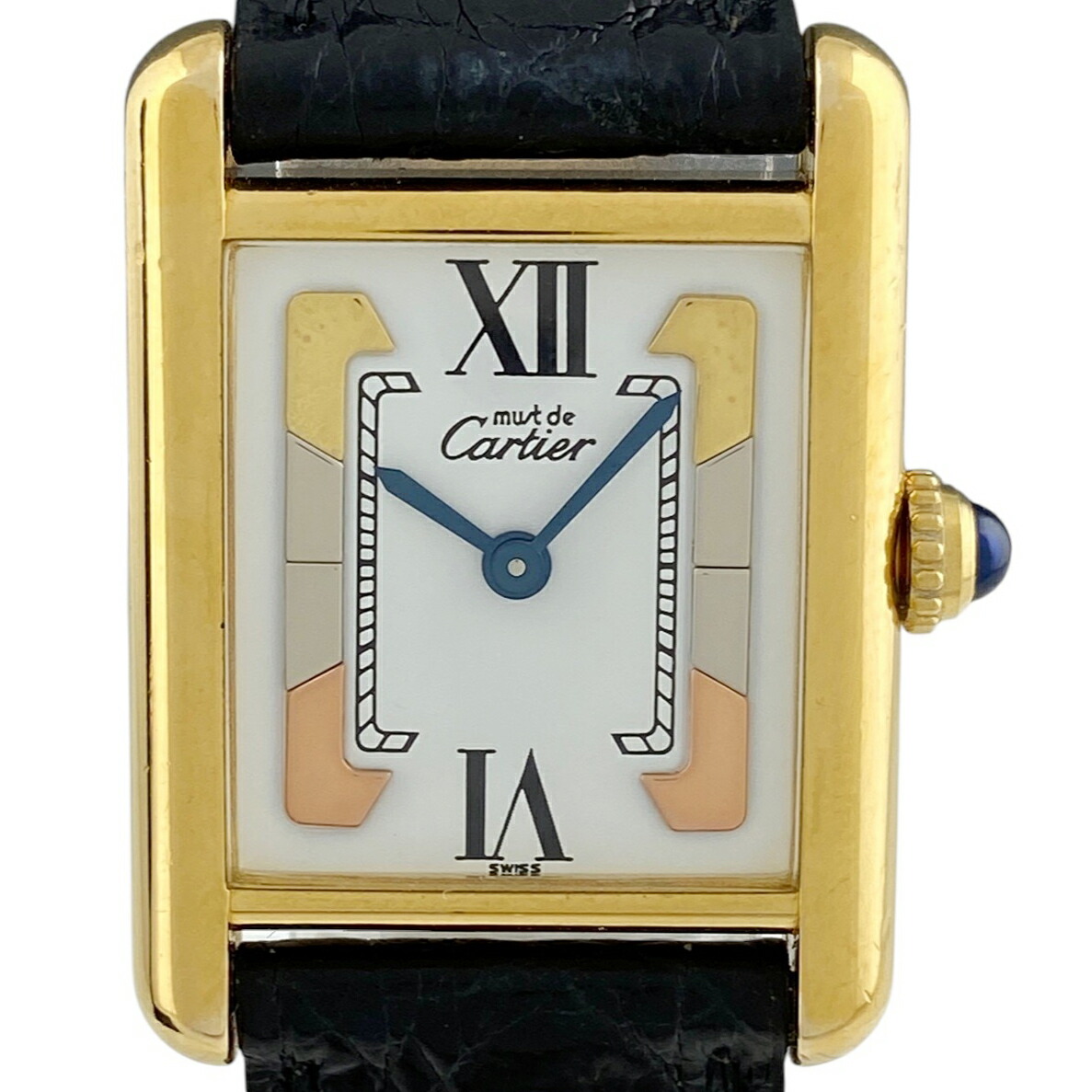 Cartier タンク SMヴェルメイユ クォーツ 腕時計 925 金メッキ Cartier タンク SMヴェルメイユ クォーツ 腕時計 925 金メッキ