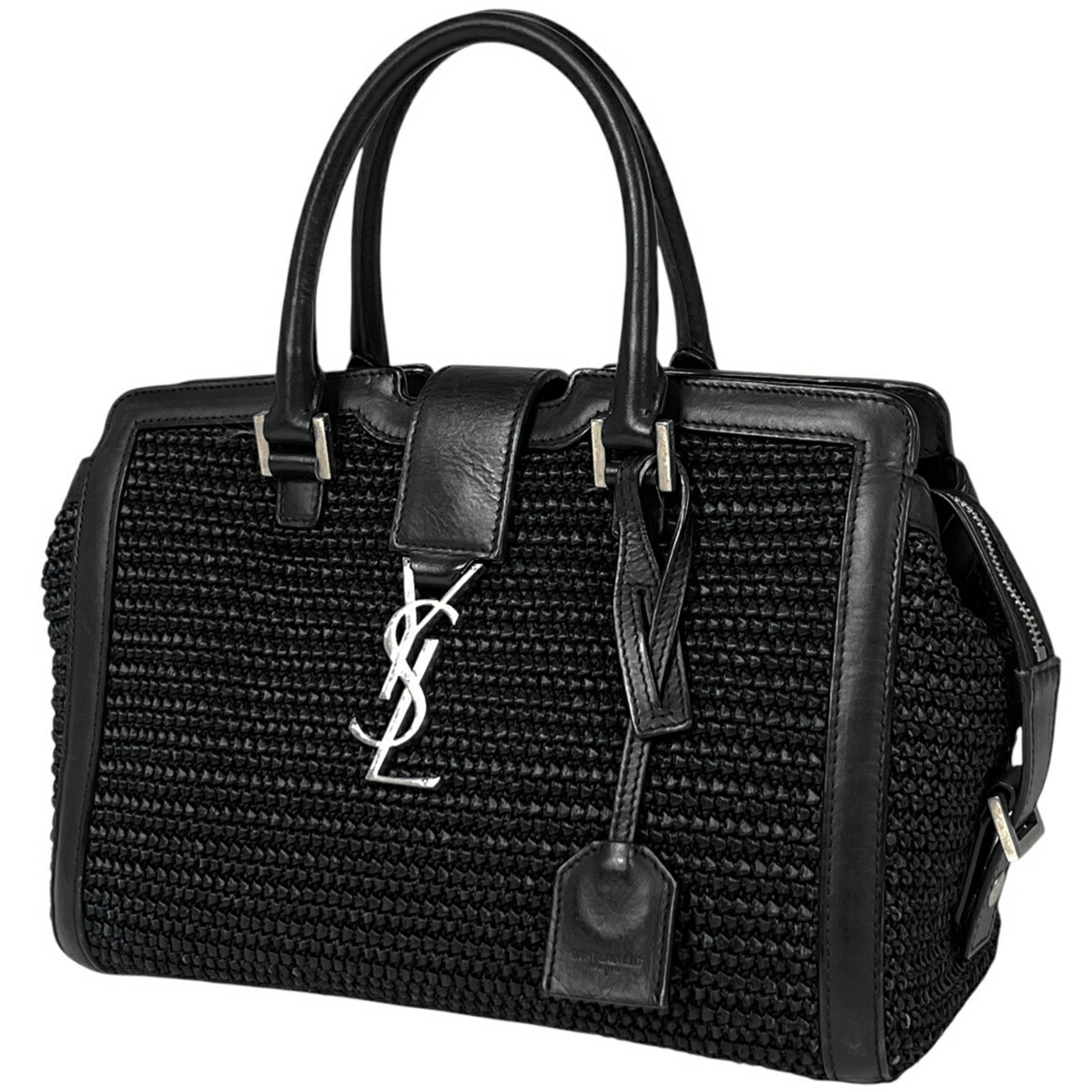 【美品！✨】サンローラン パリ ハンドバッグ ベイビーカバス トート 黒 楽天市場】サンローラン SAINT LAURENT ベイビーカバス 2way