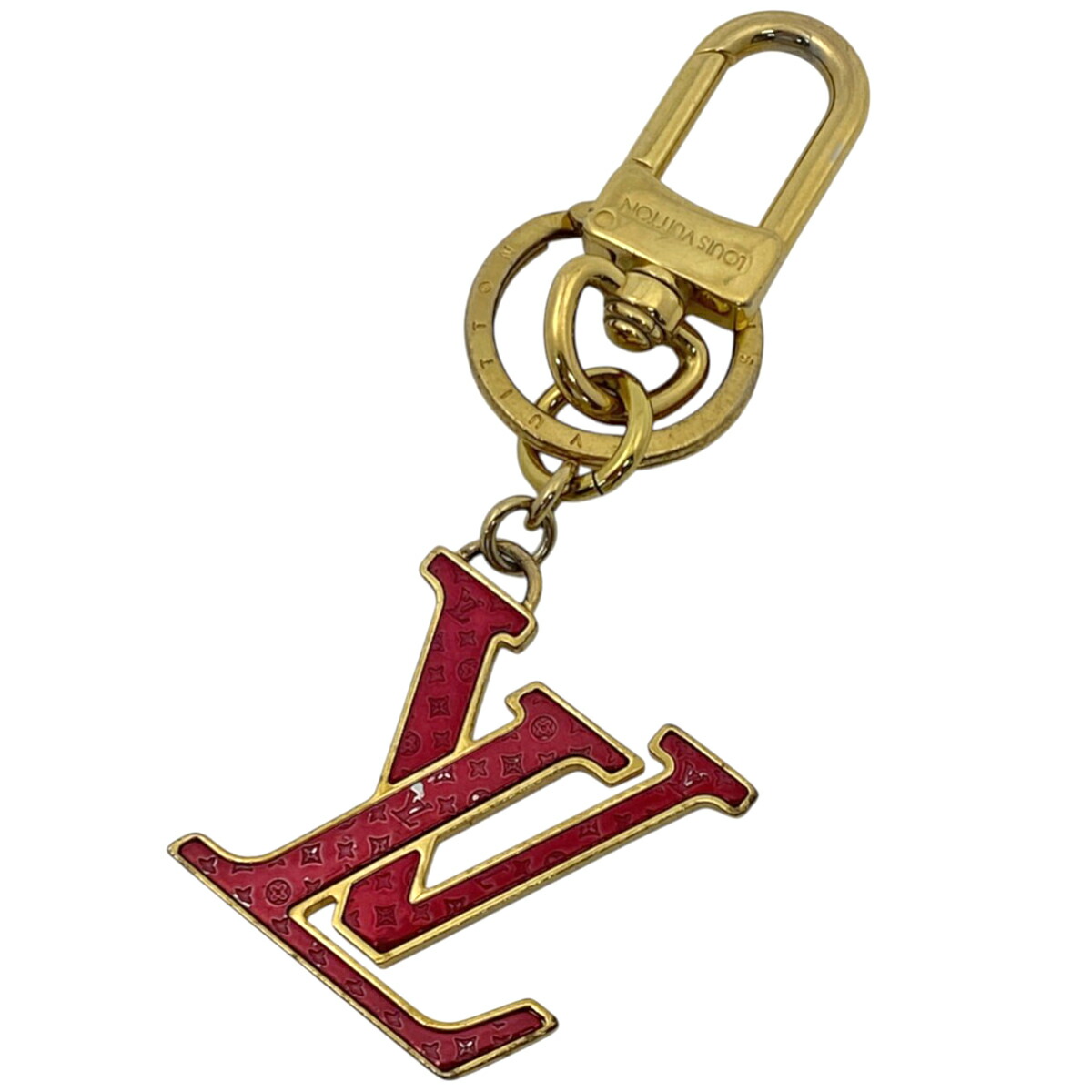 ルイヴィトン キーホルダー・LV ファセット キーリング バッグチャーム ⓪ 正規紙袋無料】ルイヴィトン キーホルダー キーリング