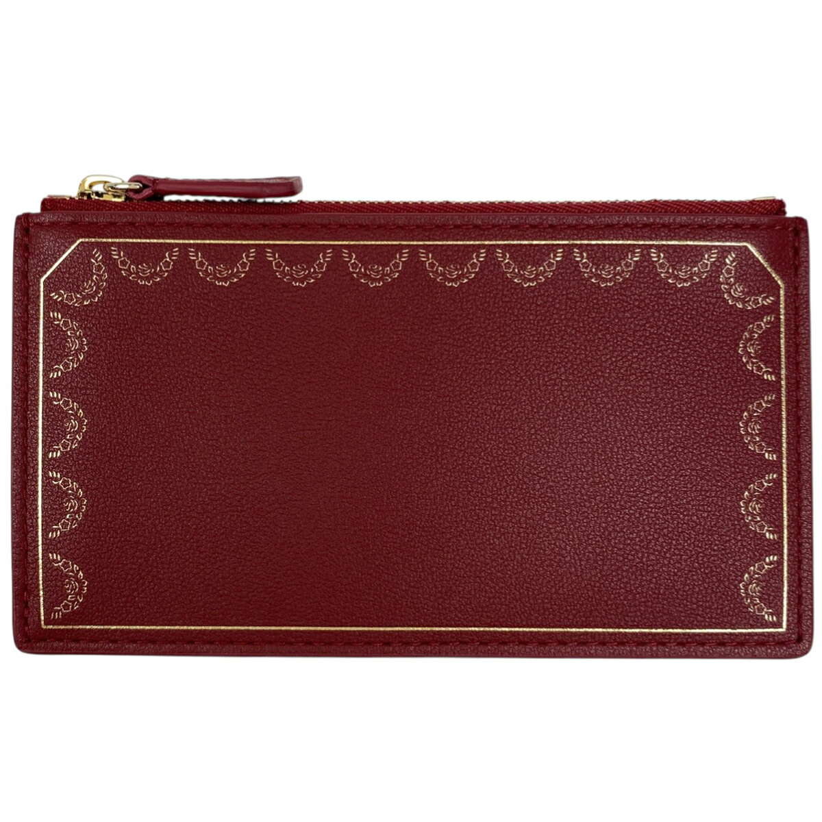 カルティエ　カードホルダー CRL3001574 - マスト ドゥ カルティエ カードケース - バーガンディ