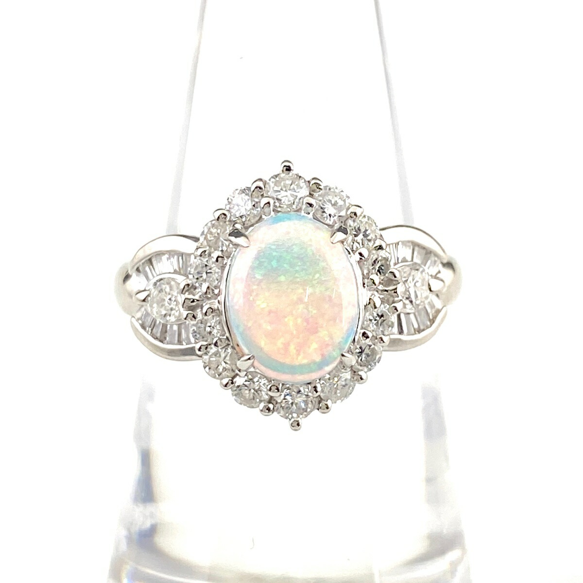 MONAKA jewellery ボルダーオパールリング　14号 天然ボルダーオパールリング♡原石から磨きました！（選べる