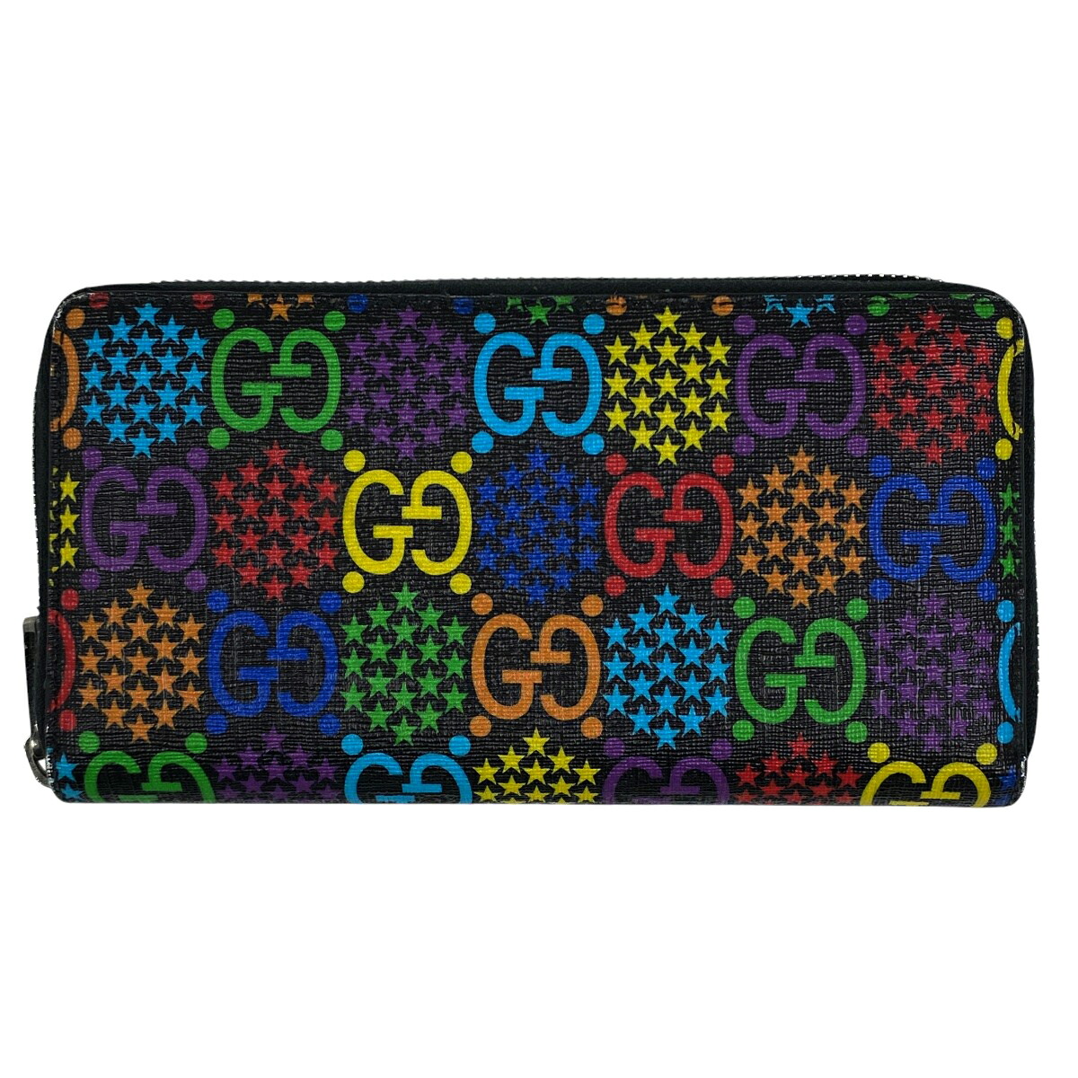 GUCCI（グッチ） サイケデリック　二つ折り財布 楽天市場】GUCCI グッチ小銭入れ付き二つ折り財布小銭れ無し カード