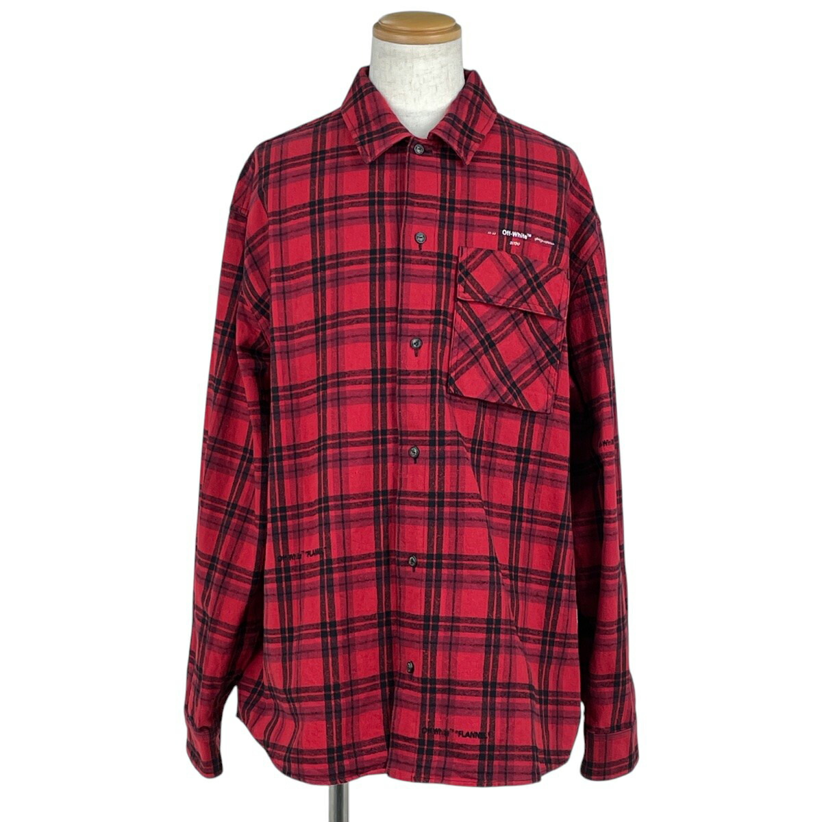 楽天市場】オフホワイト【Off-White】 正規品 STENCIL FLANNEL