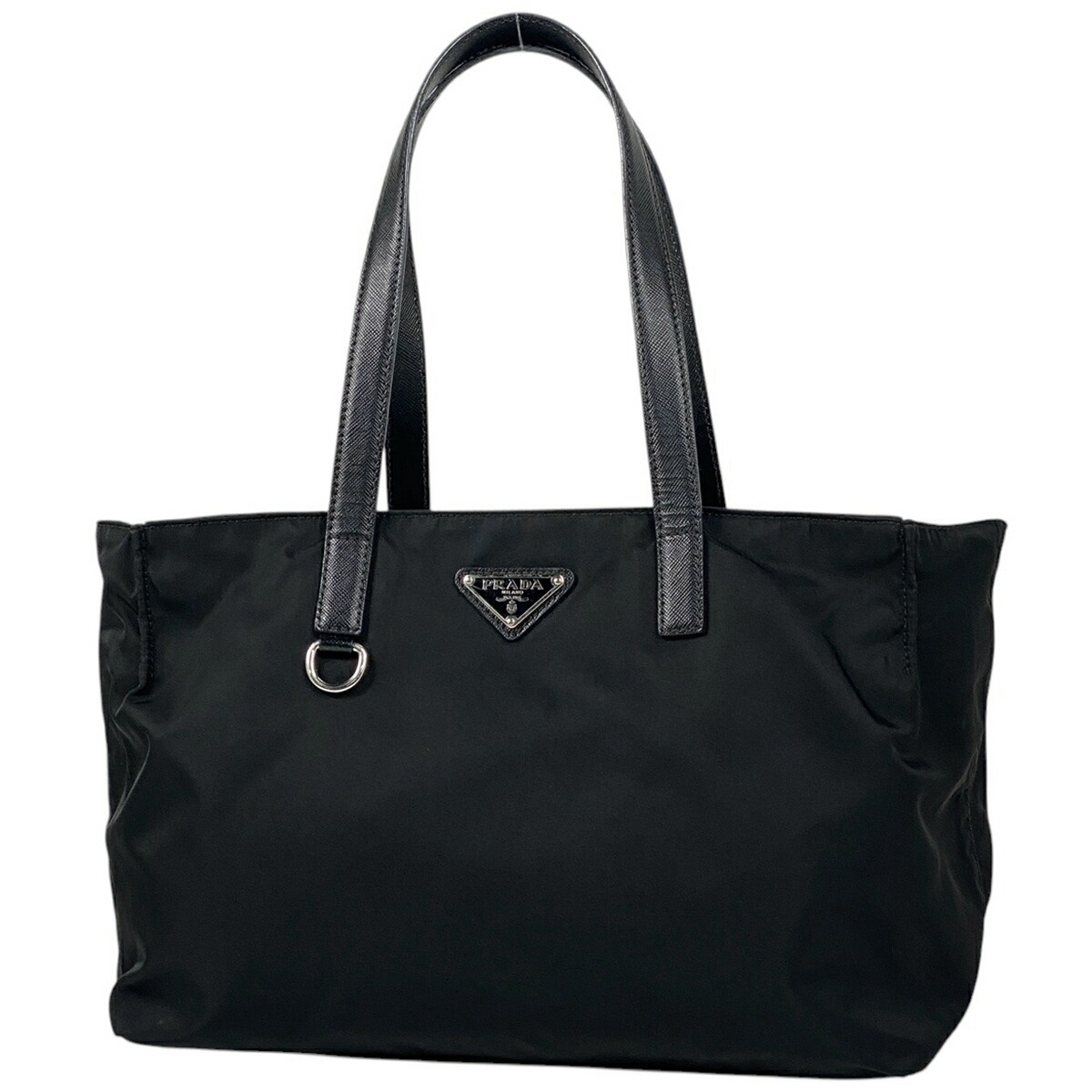 【未使用級】プラダ ハンドバッグ BR3854 トライアングル ゴールドロゴ 未使用級】プラダ ハンドバッグ BR3854 トライアングル ゴールド