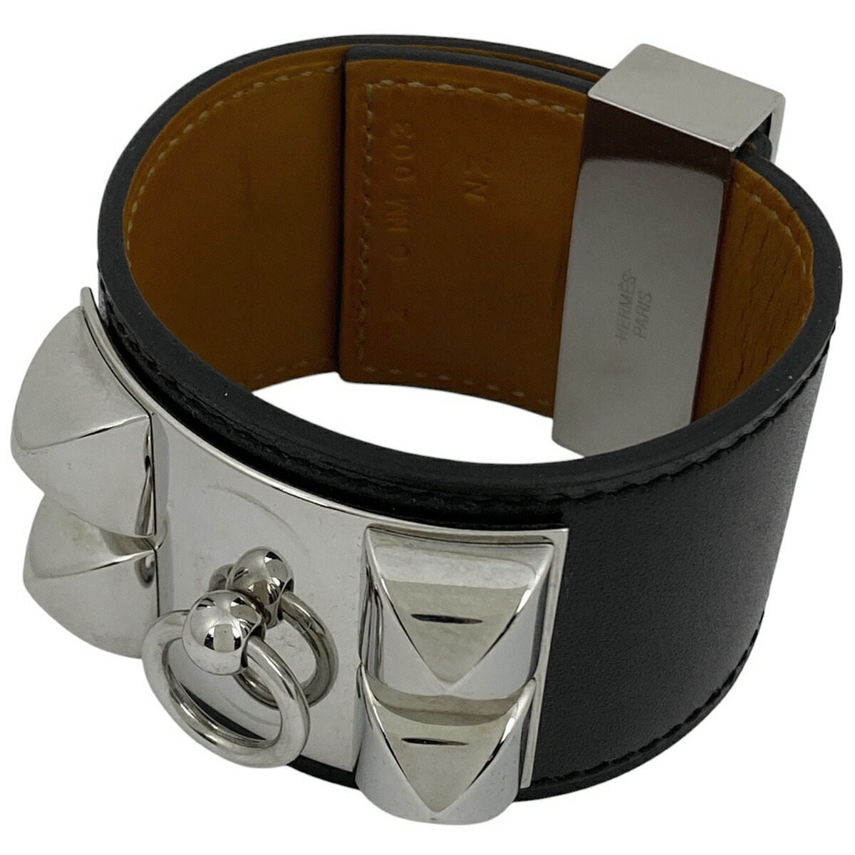 【超美品】HERMES ブラウンレザーバングル 箱付き 楽天市場】【未使用品】 エルメス ブレスレット コリエドシアン