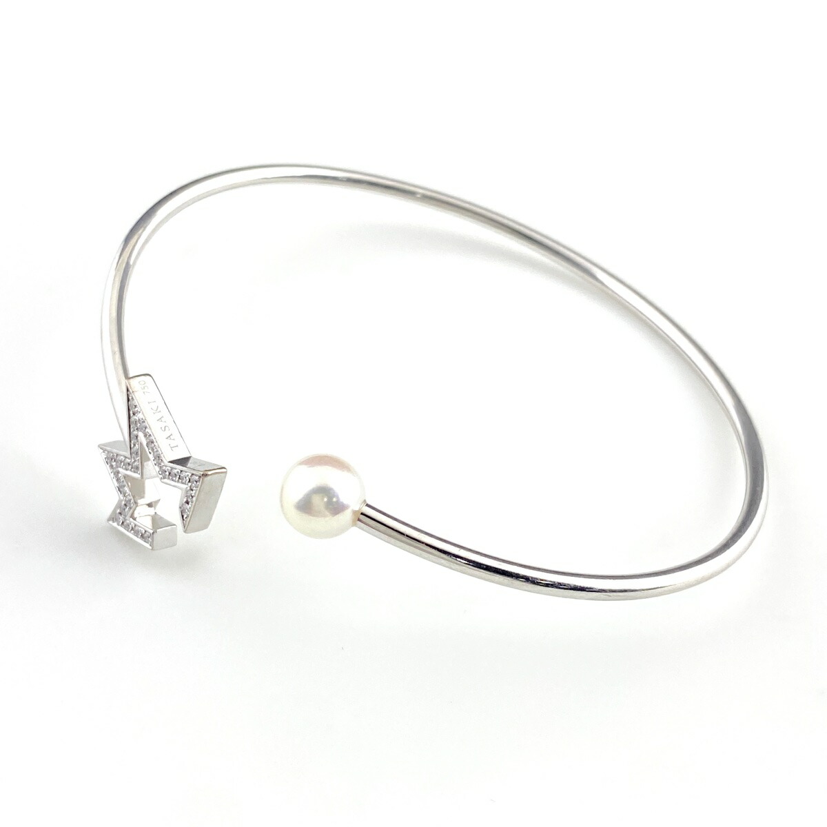 楽天市場】TASAKI 田崎真珠 ソーンズ バングル 1Pダイヤモンド