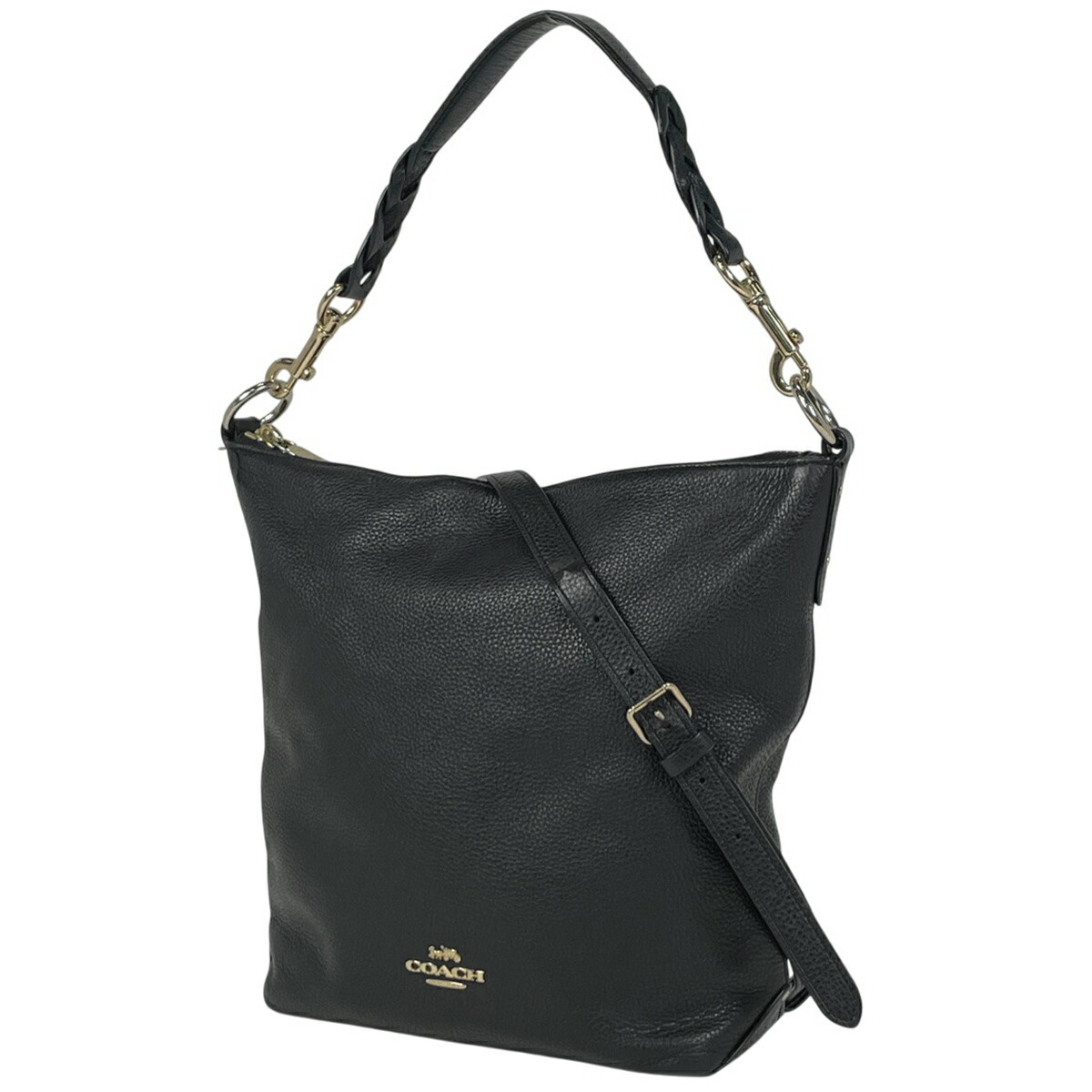 楽天市場】コーチ ショルダーバッグ ハンドバッグ レザー ブラック