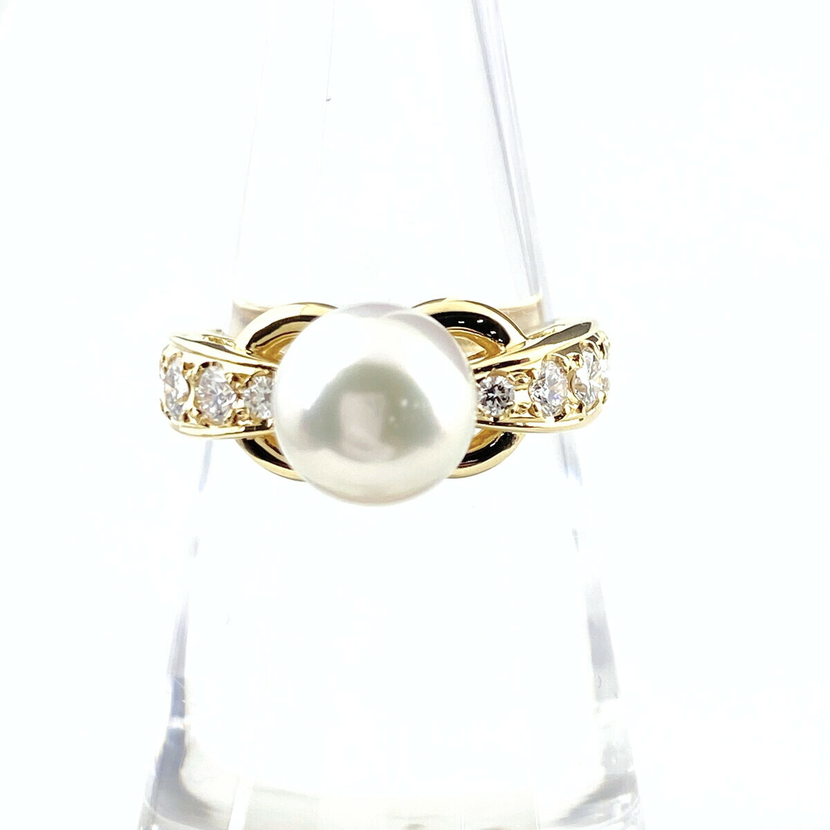 MIKIMOTO ミキモト K14WG アコヤパール　リング　7.5㎜　12号 楽天市場】ミキモト アコヤパール リング 7.4mm K14WG 一粒