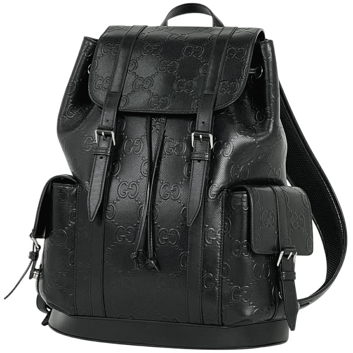 楽天市場】グッチ 【GUCCI】 バックパック GGロゴ ブラック