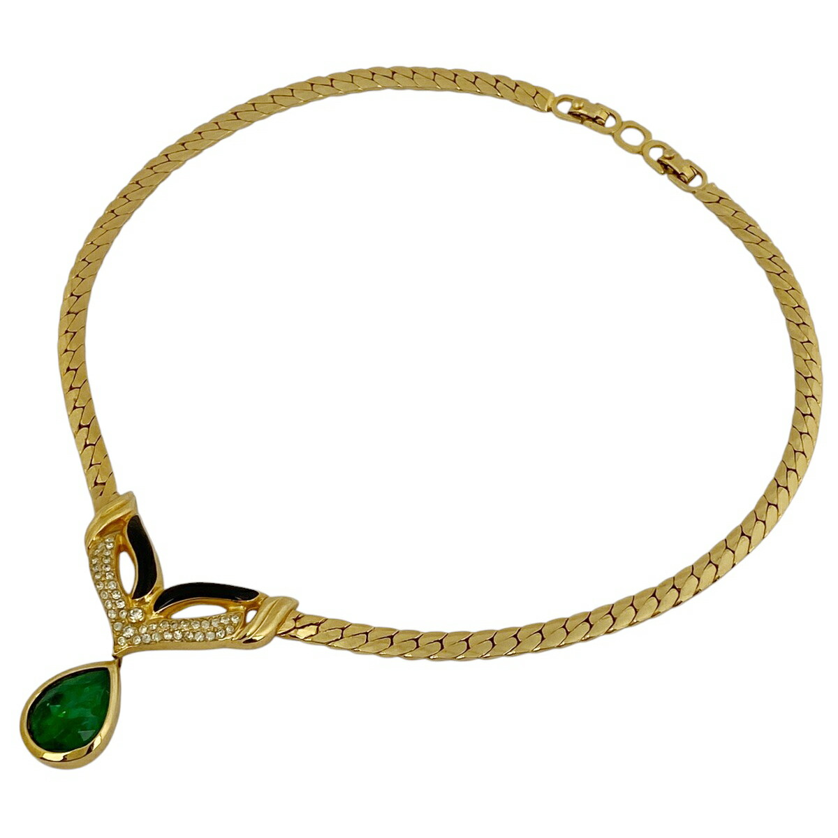 極美品✨ディオール ネックレス チョーカー 桜 モチーフ ゴールド CD