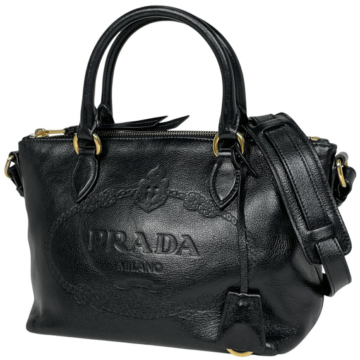 楽天市場】PRADA プラダ 1BA058 ロゴ 肩掛け 斜め掛け 2WAYバッグ