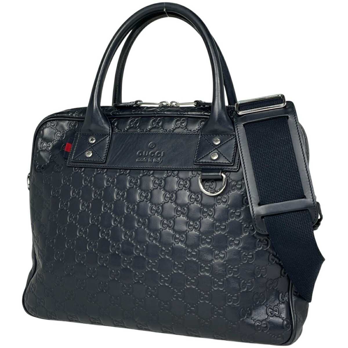 【GUCCI】ウェブ付ブリーフケース ビジネスバッグ 2WAY レザー ブラック 楽天市場】グッチ ビジネスバッグ GGプラス 2WAY 152604 書類鞄