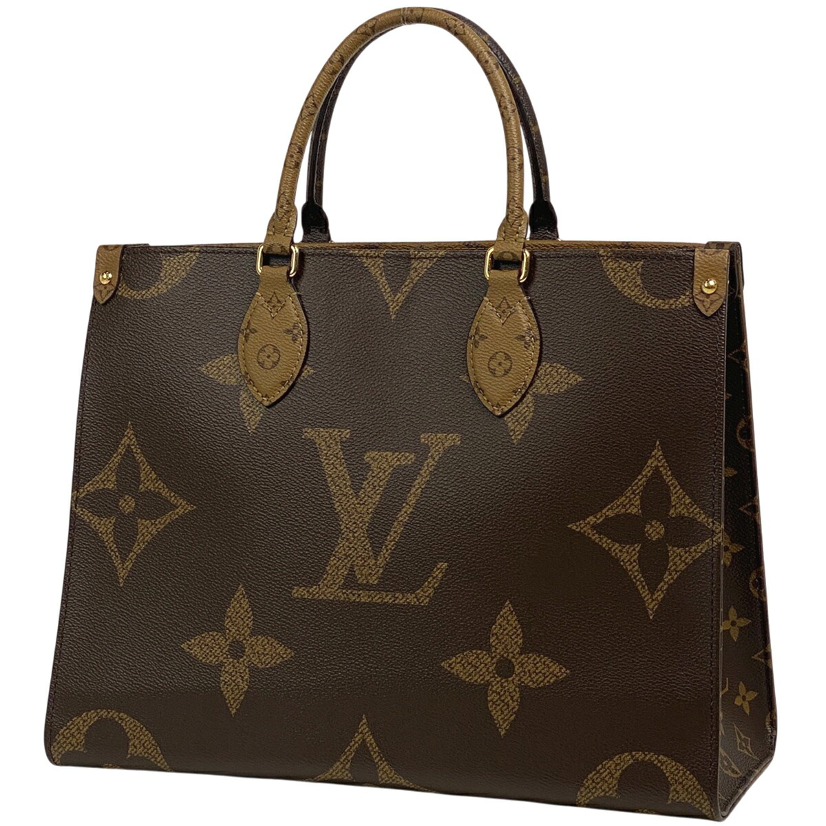 S*S様 美品Louis Vuitton トートバッグ ブラウン 楽天市場】Louis Vuitton ルイヴィトン オンザゴー MM トートバッグ