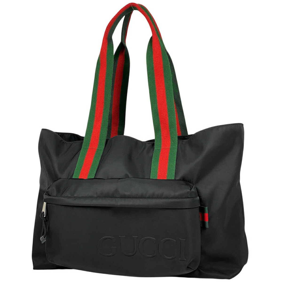 グッチ GGナイロン シェリーライン トートバッグ ハンドバッグ 293599 ブラック ナイロン レザー レディース GUCCI 【中古】 楽天市場】グッチ GGナイロン シェリーライン トートバッグ
