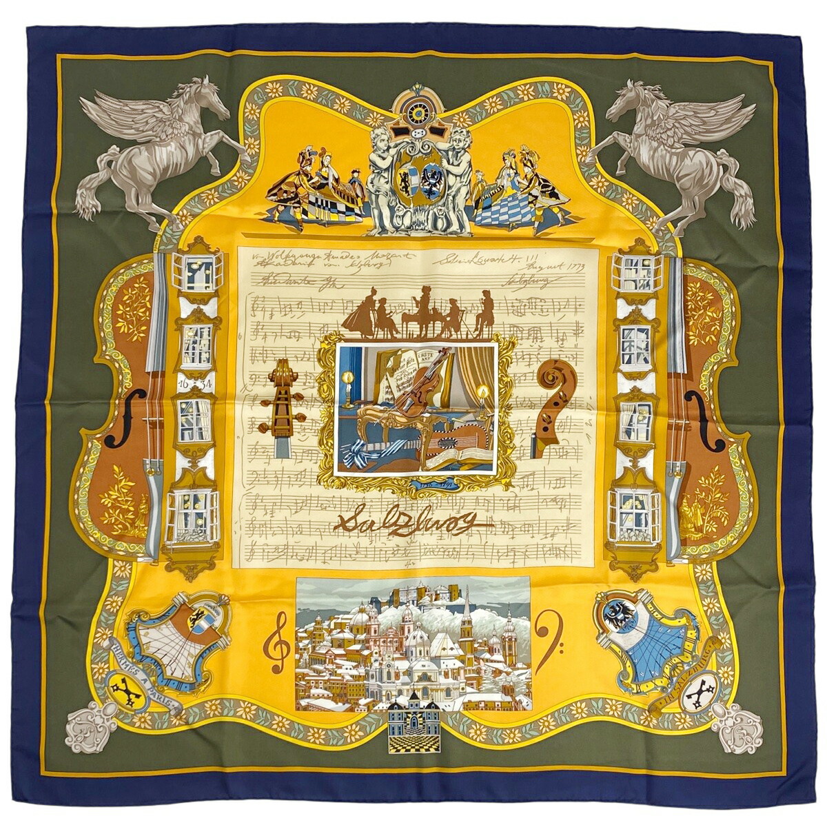 楽天市場】エルメス スカーフ 大判 シルク In The Pocket イン・ザ