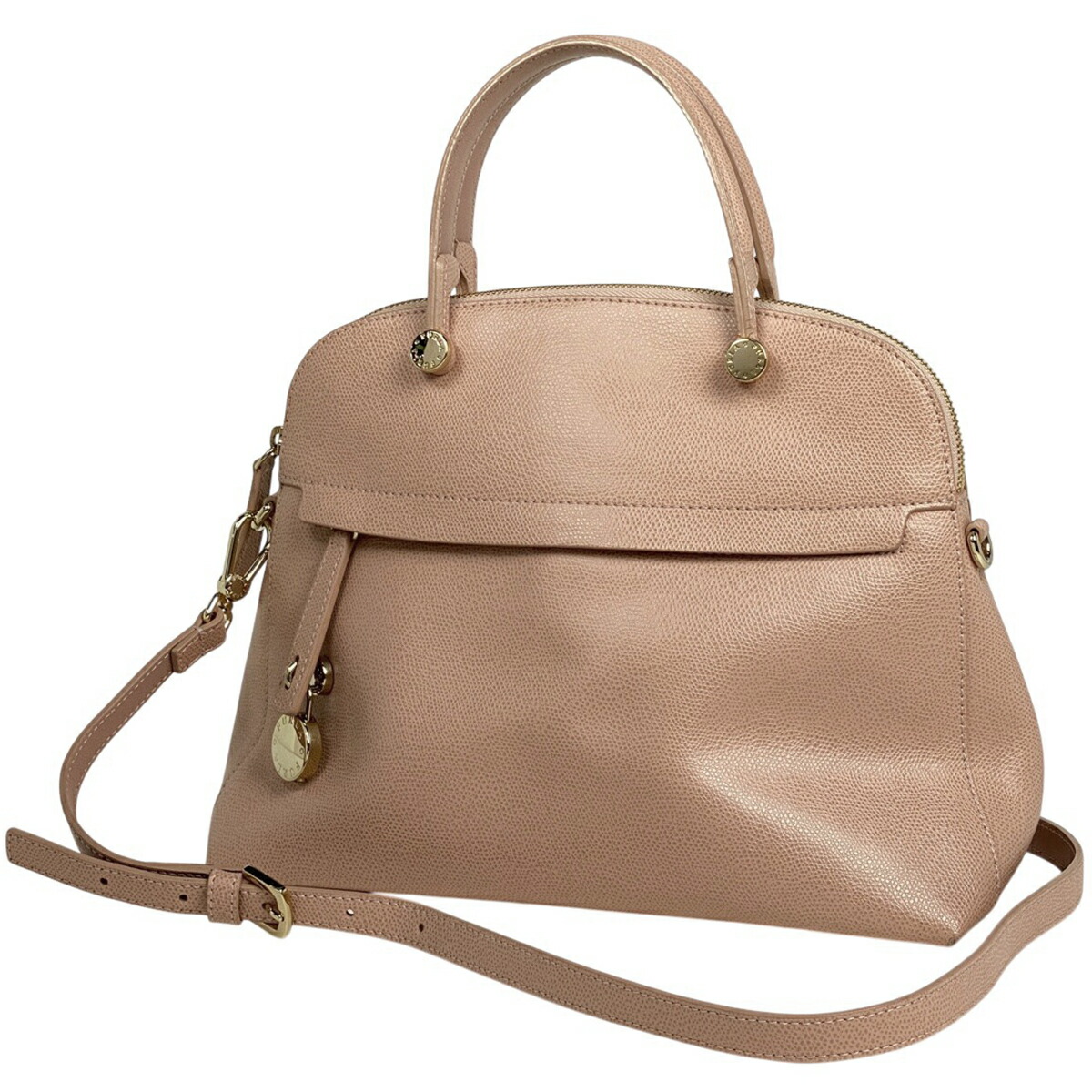 楽天市場】フルラ ハンドバッグ ショルダーバッグ パイパー ベージュ