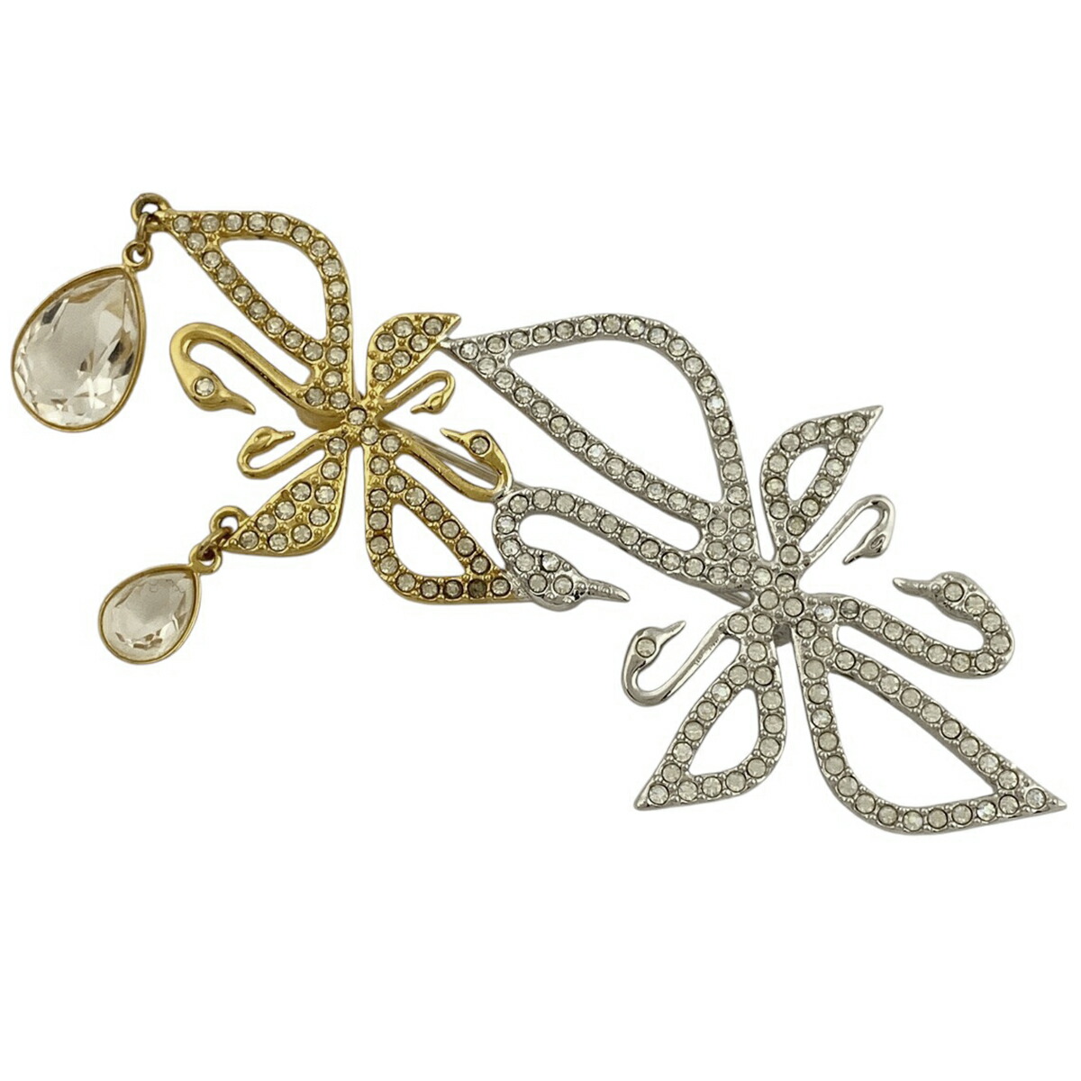 楽天市場】スワロフスキー てんとう虫 ラインストーン ブローチ