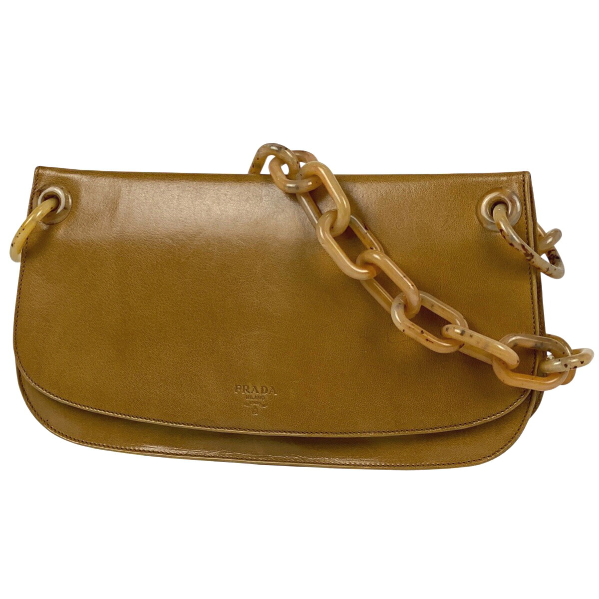 プラダ　鞄 PRADA Hand Bag Nylon Khaki Silver Auth bs25012 | eBay