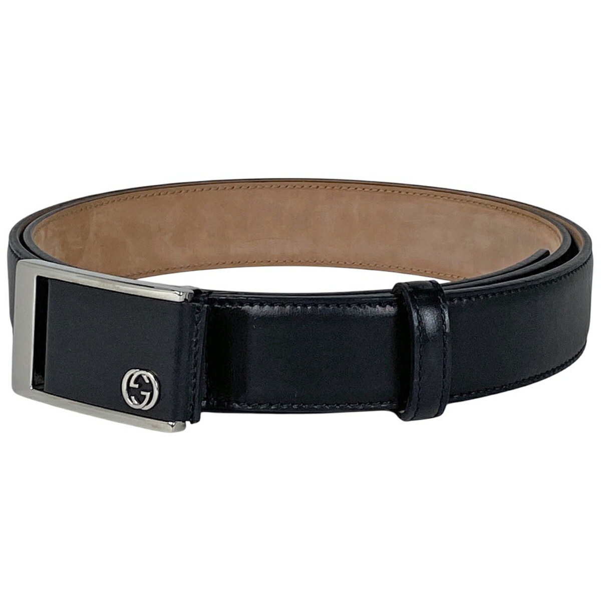 楽天市場】グッチ ベルト インターロキングG 90cm ブラック 黒