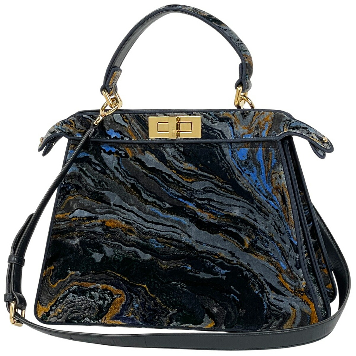 FENDI フェンディ ピーカブー アイシーユー スモール 2WAY バッグ フェンディ ピーカブー アイシーユー スモール レザー 2WAY