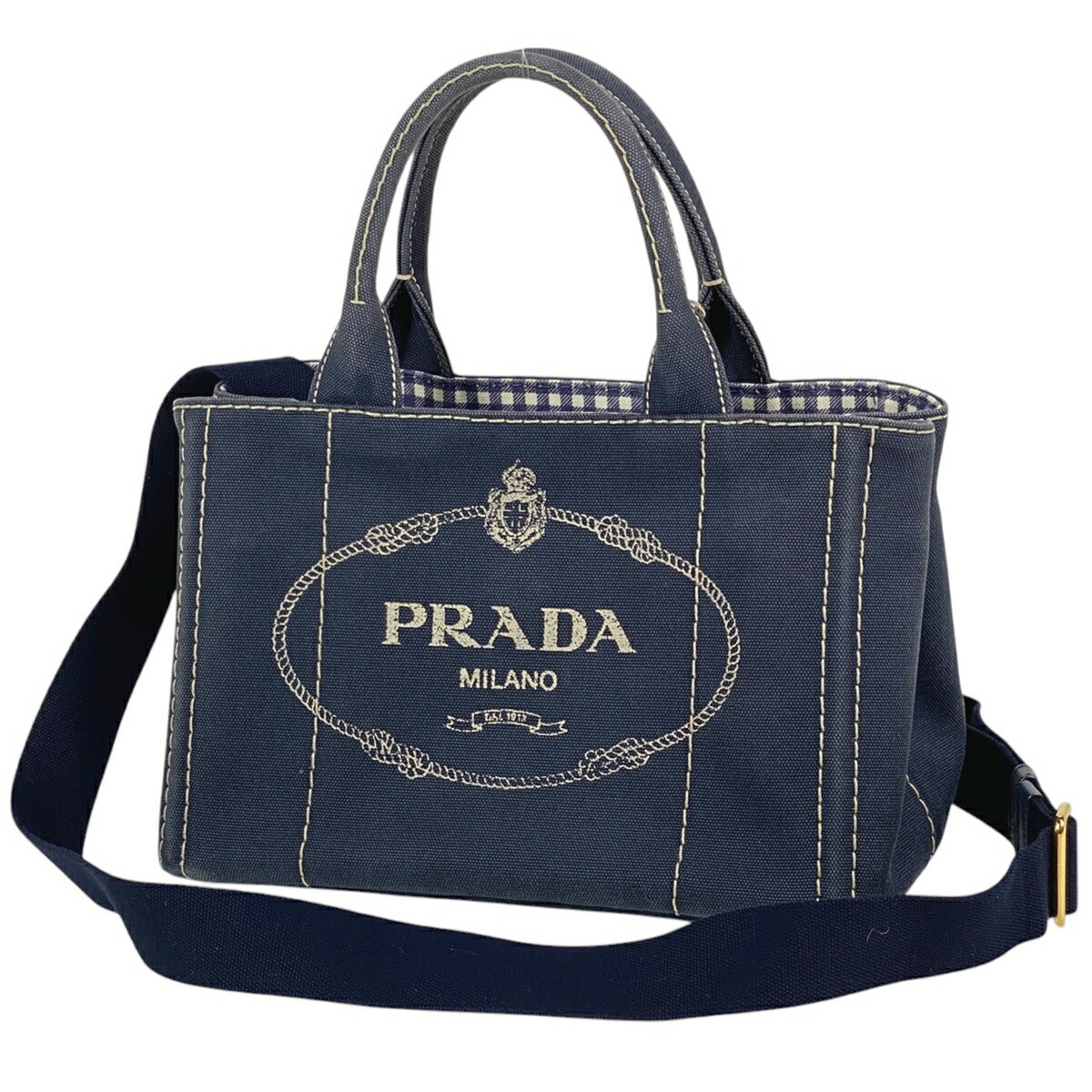 楽天市場】PRADA プラダ B1877B カナパ DENIM(デニム) カバン スモール