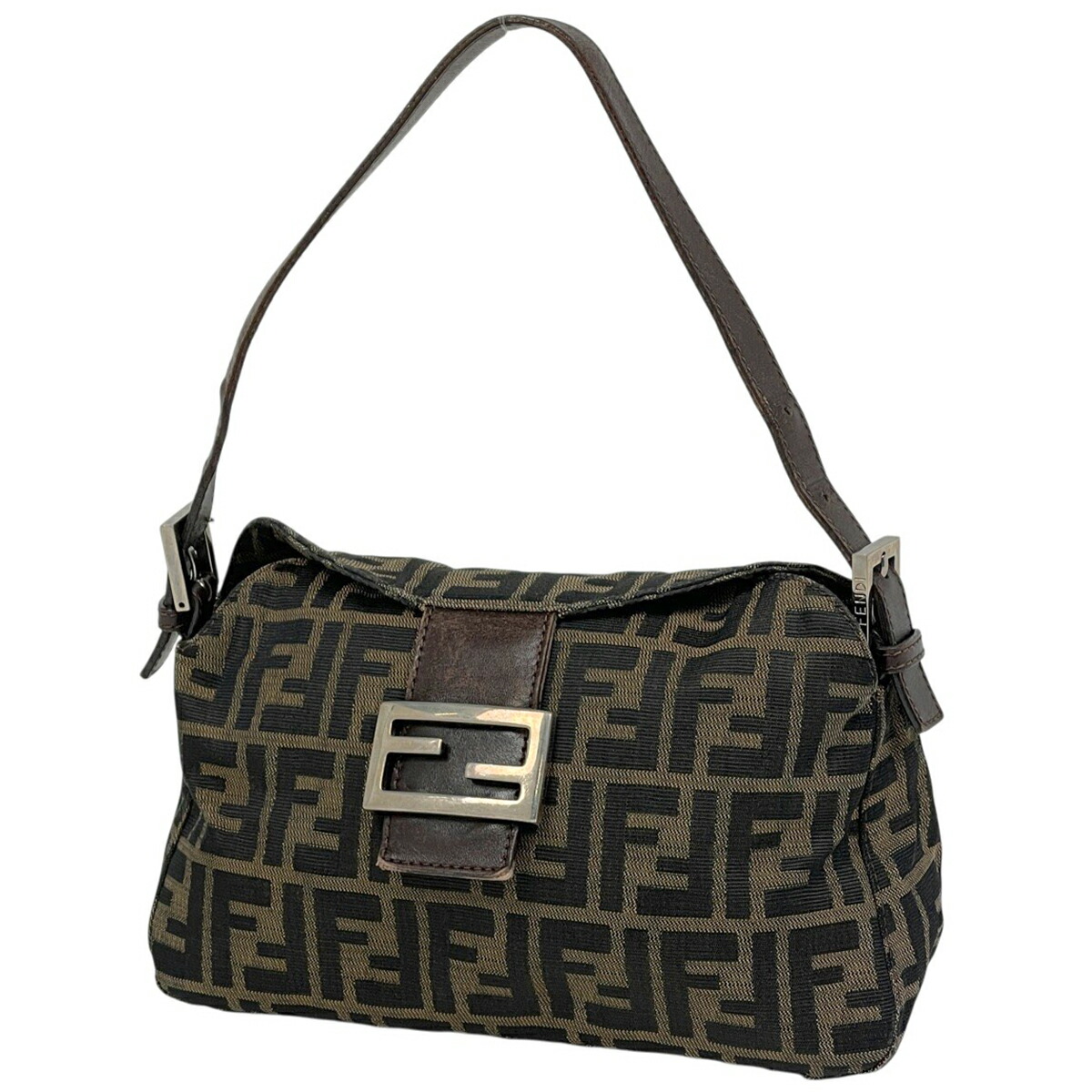 【新品電池】269 フェンディ ズッカ柄 レディース ブラック文字盤 ラウンド FENDI（フェンディ） 並行輸入 長財布 ズッカ 7M0186 AC91 F0KUR